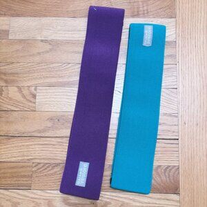 Gaiam Restore Glute/Hip Elastic Resistance Bands, Set of 2
